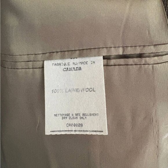 Ultimo Uomo Suit Jacket Mens Brown Green Blazer Size Unknown Measurements Listed - Picture 9 of 9